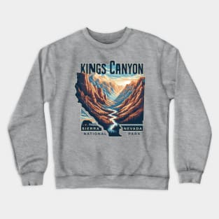 kings canyon Sierra Nevada Crewneck Sweatshirt